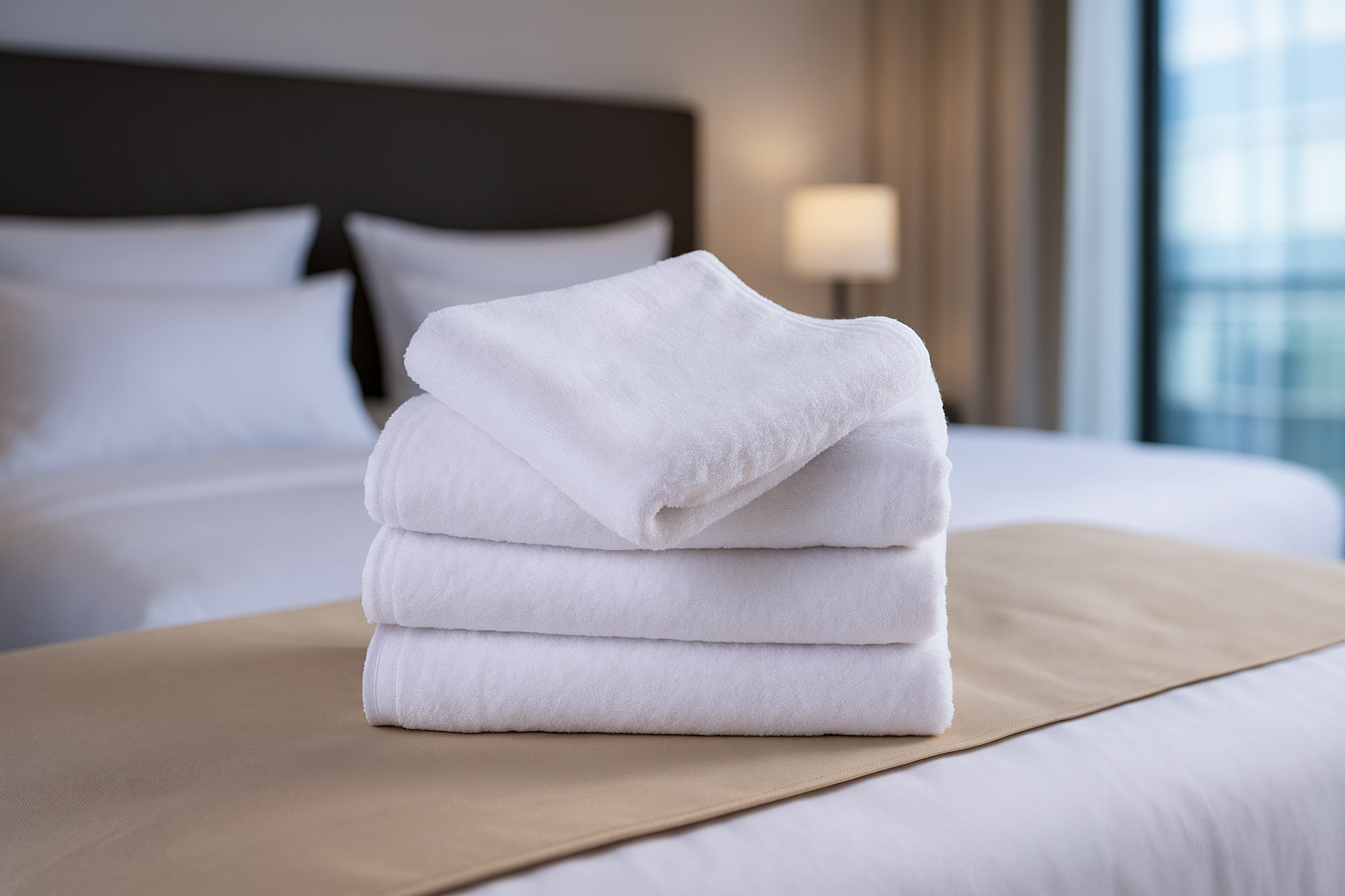 Luxury White Hotel Towels (550-600gsm)