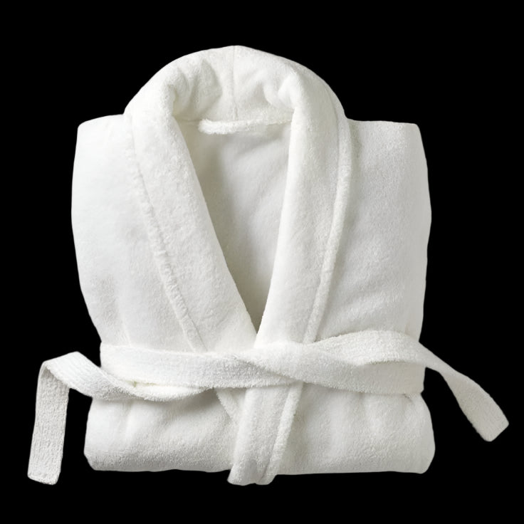 White Hotel-Quality Luxury Bathrobe